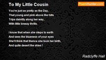Radclyffe Hall - To My Little Cousin