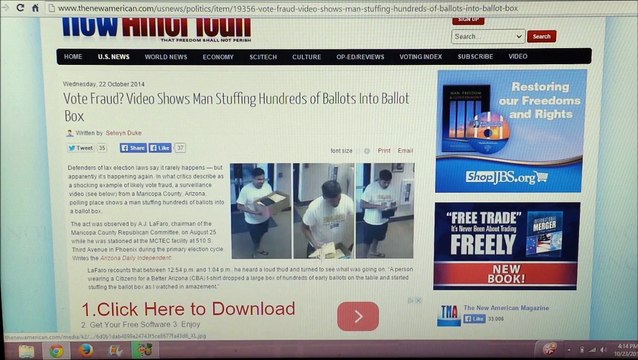 VOTER FRAUD: ILLEGAL IMMIGRANTS CAUGHT ON TAPE STUFFING THE BALLOT BOX DURING EARLY VOTING.