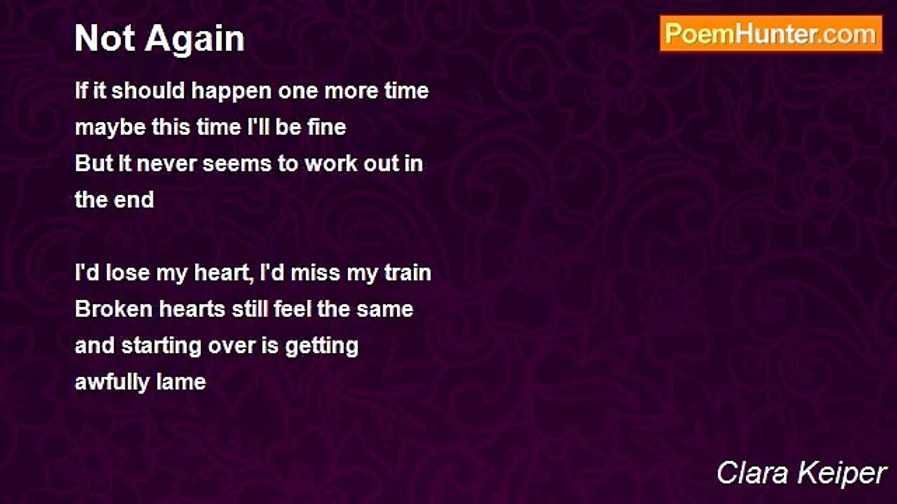 Clara Keiper - Not Again