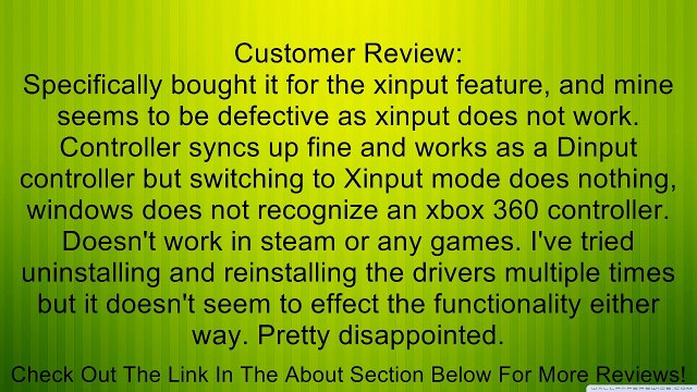 Wireless Wii U Pro Controller to PC USB Adapter Review