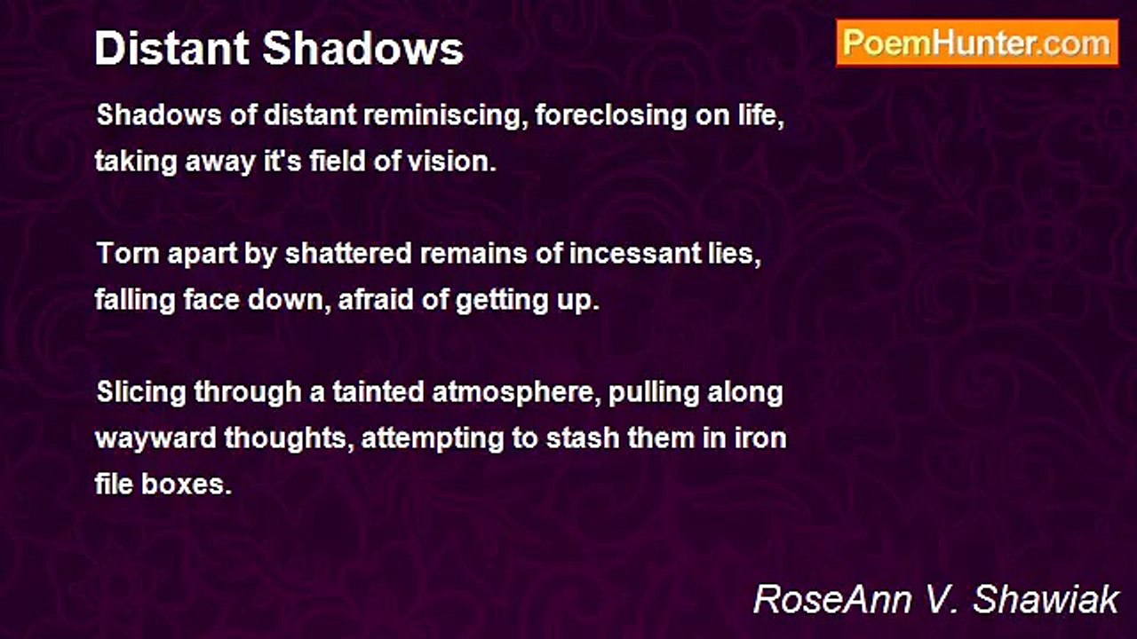 RoseAnn V. Shawiak - Distant Shadows