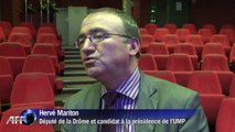 Hervé Mariton en campagne pour la présidence de l'UMP
