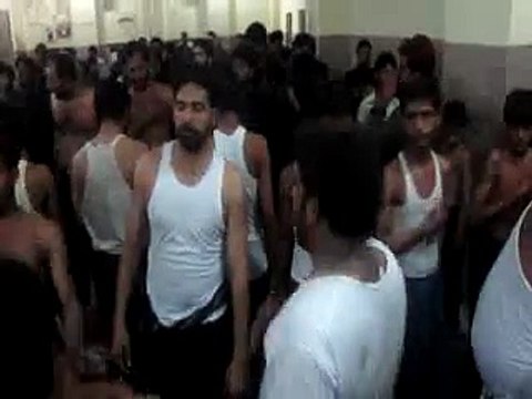 Shub e aashur azadari 2014 at babarloi Anjumane laskare Abbas babarloi