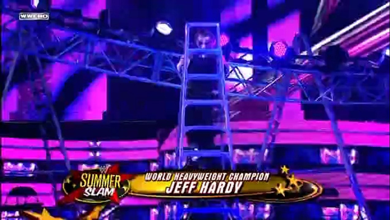 Jeff Hardy vs. CM Punk- Tables, Ladders, & Chairs Match- WWE SummerSlam 2009