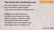 Larry B. Stell - The House On Lombardy Lane