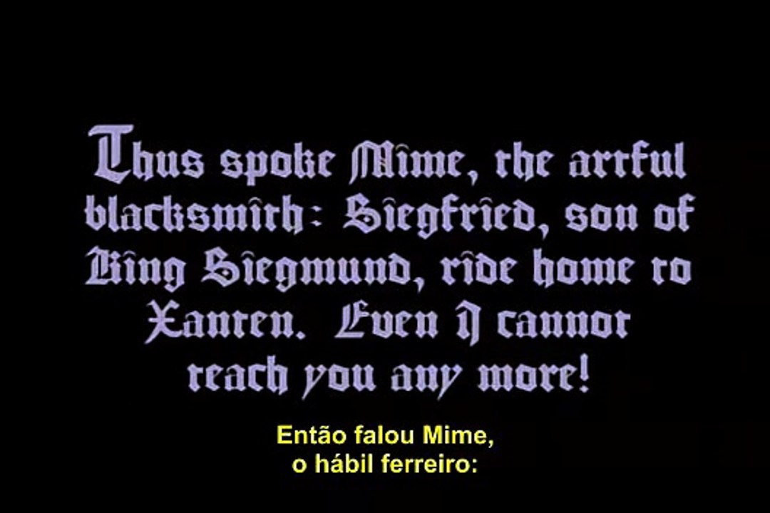 Os Nibelungos - Siegfried parte 1