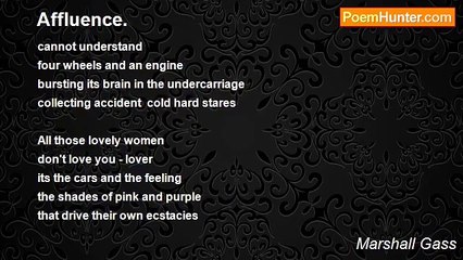 Marshall Gass - Affluence.