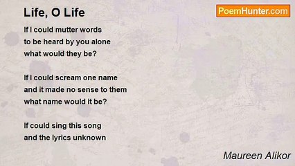 Maureen Alikor - Life, O Life