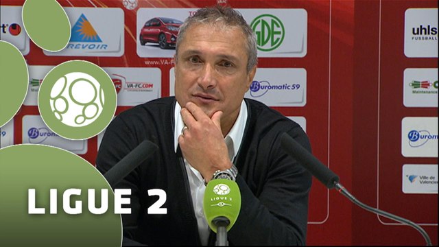 Conférence de presse Valenciennes FC - Angers SCO (1-0) : Bernard CASONI (VAFC) - Stéphane MOULIN (SCO) - 2014/2015