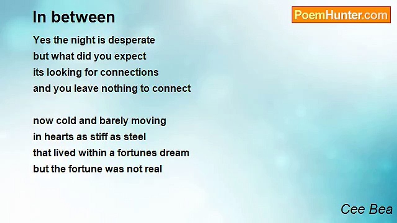 Cee Bea - In between