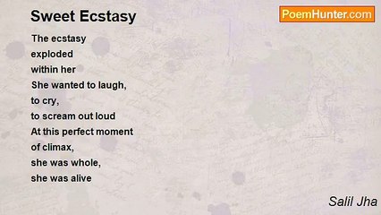 Salil Jha - Sweet Ecstasy