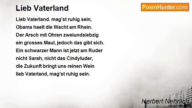 Herbert Nehrlich - Lieb Vaterland