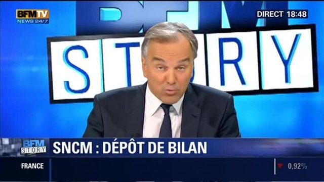 BFM Story: SNCM: la direction annonce le dépôt de bilan aux salariés - 03/11