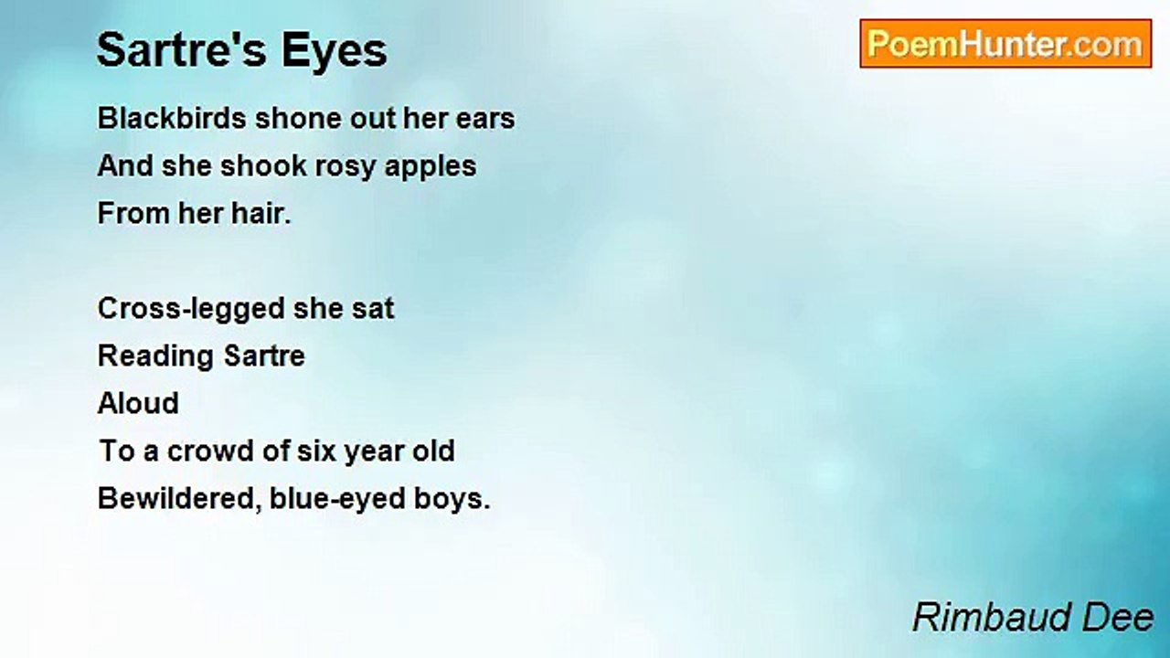 Rimbaud Dee - Sartre's Eyes