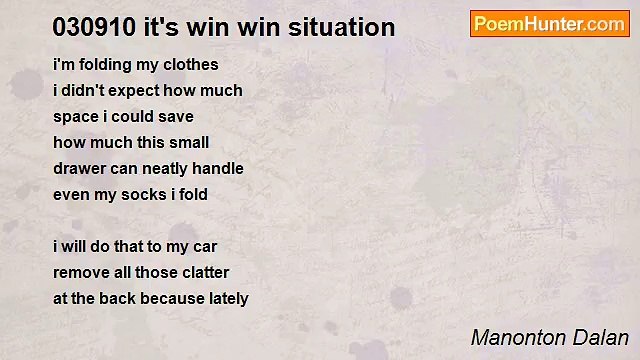 Manonton Dalan - 030910 it's win win situation