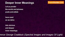 Terence George Craddock (Spectral Images and Images Of Light) - Deeper Inner Meanings
