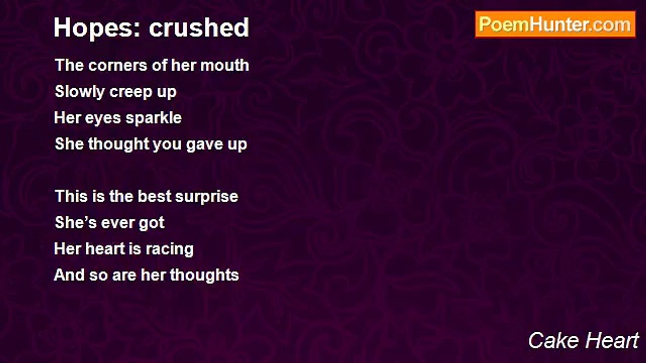 Cake Heart - Hopes: crushed