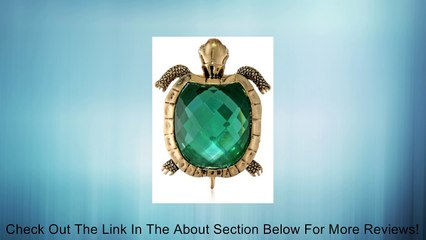 Napier "Giftable" Gold-Tone and Green Turtle Pin Review