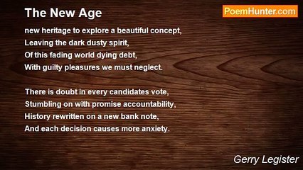Gerry Legister - The New Age