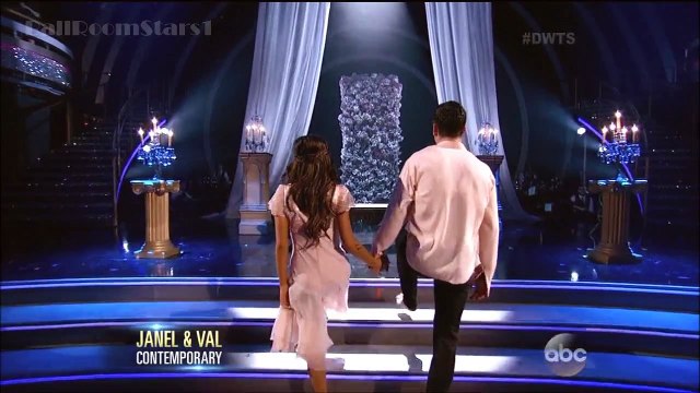 Janel Parrish & Val - Contemporary - DWTS 19 (Week 8)