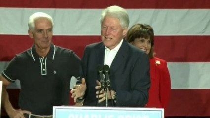 Bill Clinton stumps for Florida's Crist