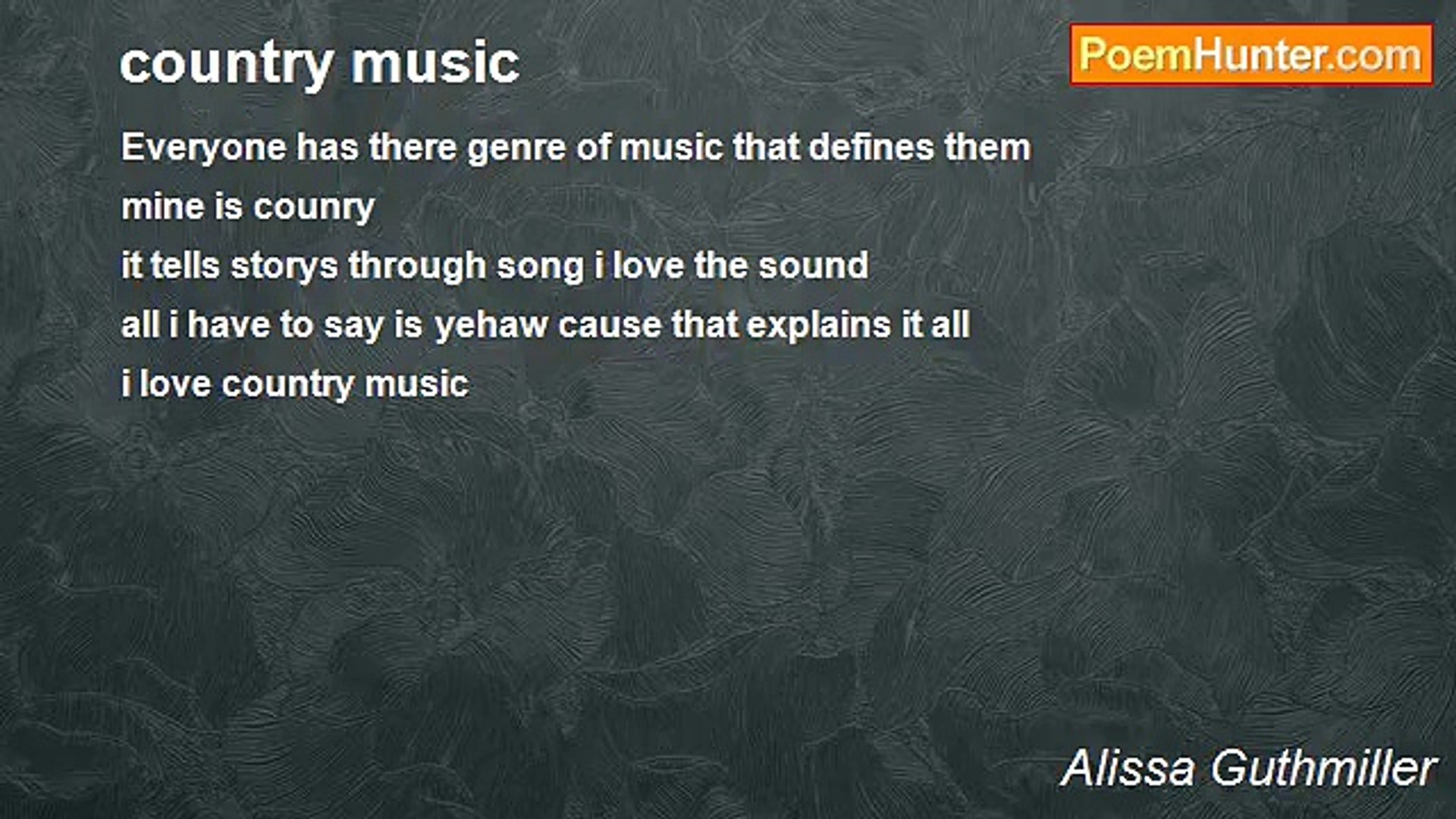 Alissa Guthmiller - country music