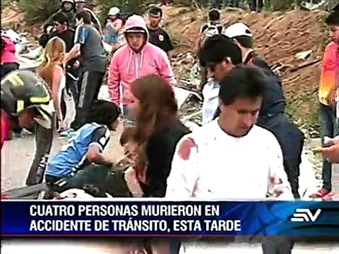 4 muertos y 25 heridos en accidente en la vía Pifo - Papallacta