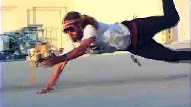 Skateboarder Spills Coffee