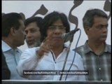 Incharge, Central Executive Council (CEC) and Member Provincial Assembly, PS-103, Rauf Siddiqui Addressing the Black Day Rally
