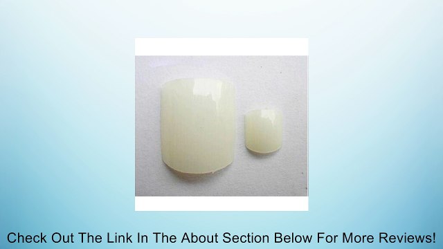 500 pcs Natural Color Acrylic False Toe Tips for Nail Art Design Review