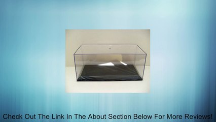 Autoart Collectors Showcase Plastic Crystal Case Display Case 1/18 Diecast Car Review