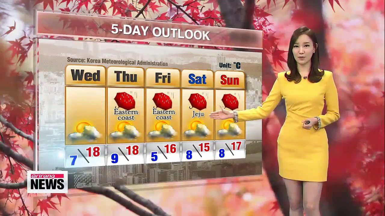 Bright and warm autumn conditions throughout th...