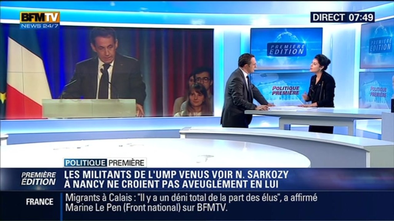 Politique Première: Sarkozy à Nancy: "François Hollande fait le contraire de ce qu'il faudrait faire" - 04/11