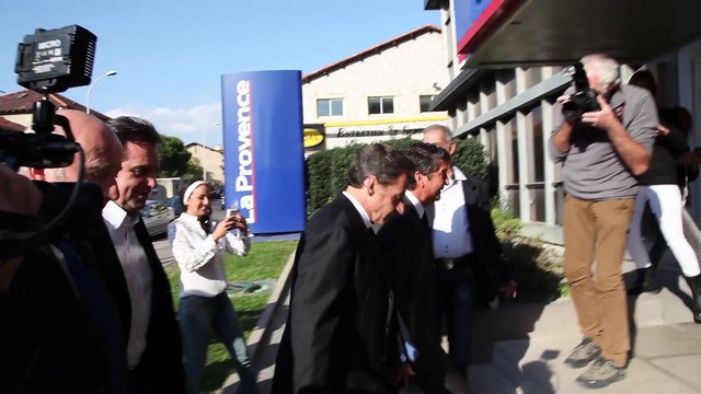Une journée de campagne avec Nicolas Sarkozy à Marseille