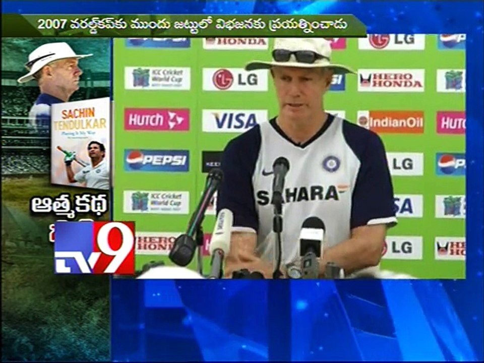 Sachin Tendulkar attacks Greg Chappell, calls him 'Ringmaster' - Tv9