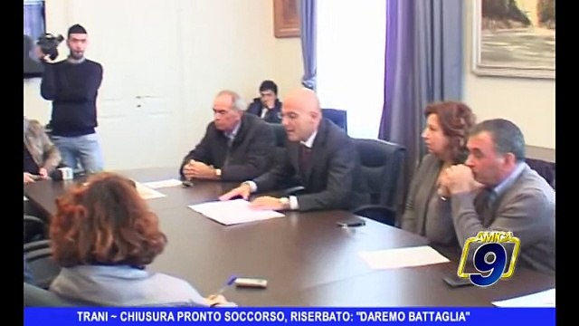 TRANI | Chiusura pronto soccorso, Riserbato: Daremo battaglia
