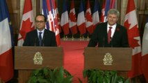 Point de presse conjoint avec M. Stephen Harper, premier ministre du Canada #CanadaPR