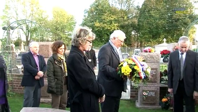 Visite des élus au cimetière du Cateau pour la Toussaint