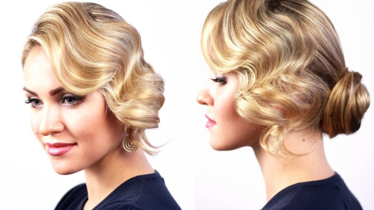 Вечерняя прическа с холодной волной. Evening Hairstyle Based on a Cold Wave