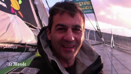 Route du rhum : Alessandro di Benedetto évite le fracas sous un arc-en-ciel