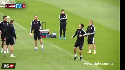 Antrenmanda Ronaldo şov