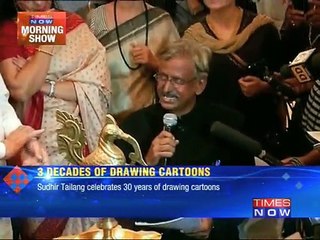 Veteran cartoonist reminisces early days