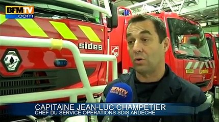 Inondations en Ardèche: le niveau de la Volane inquiète