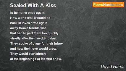 David Harris - Sealed With A Kiss