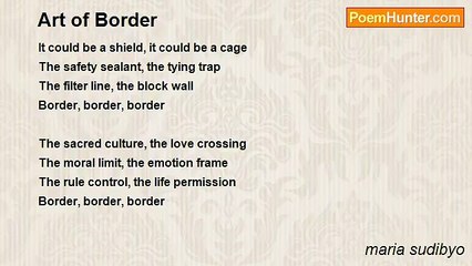 maria sudibyo - Art of Border