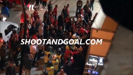 Πλάνα από τα επεισόδια στο "Αμμόχωστος"