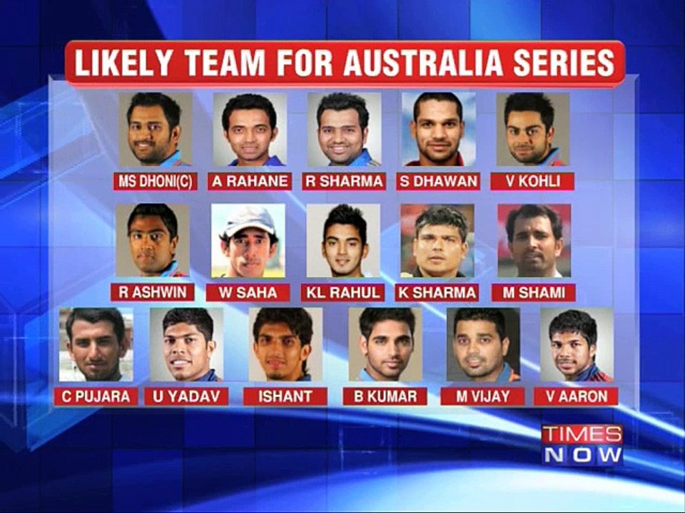 Selectors to pick team for Aus tour