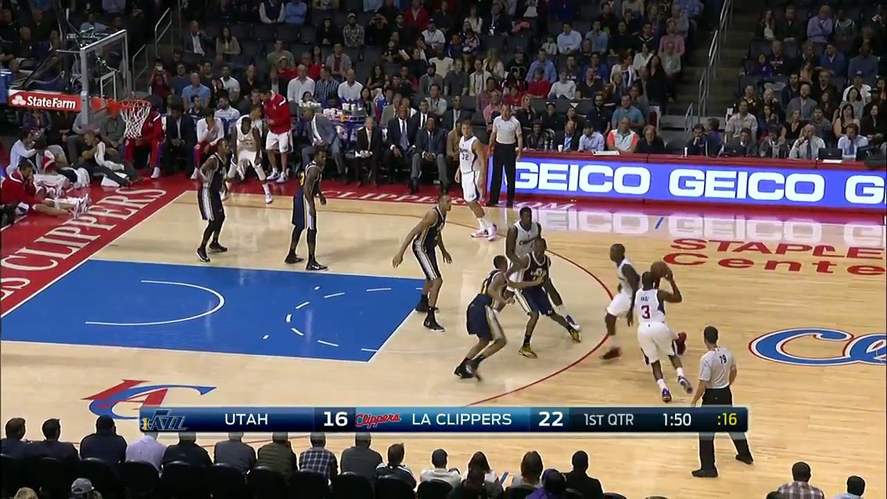 Dunk de DeAndre Jordan sur Rudy Gobert