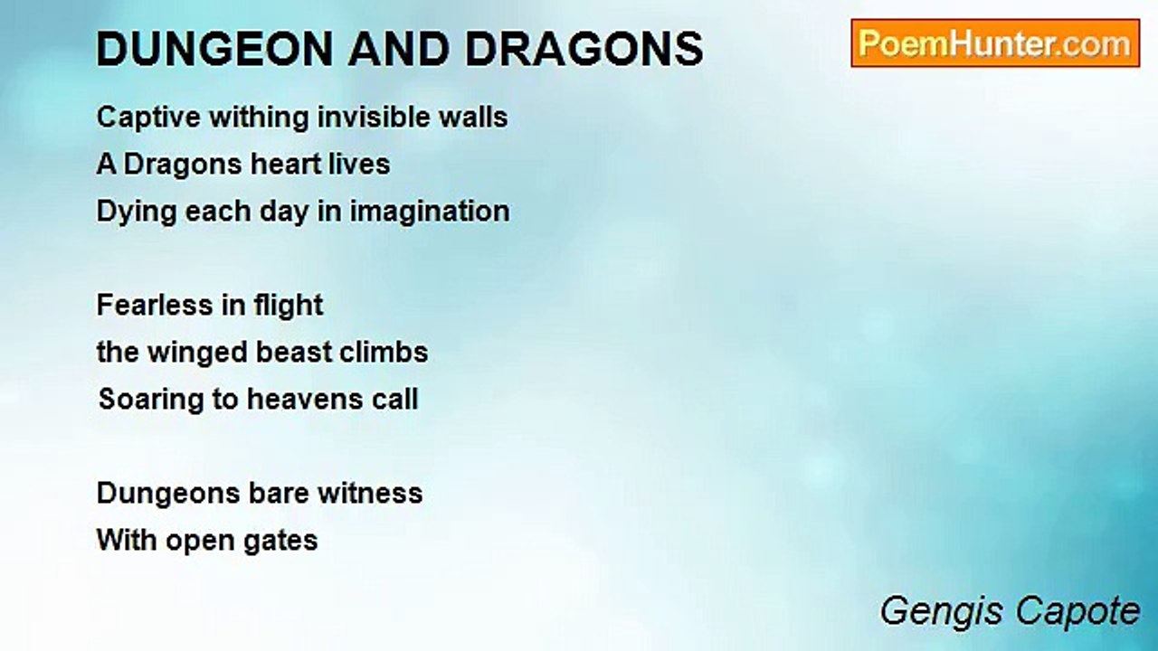 Gengis Capote - DUNGEON AND DRAGONS