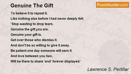 Lawrence S. Pertillar - Genuine The Gift